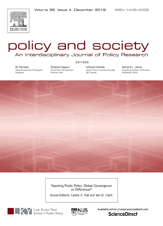 Go to journal home page - Policy and Society